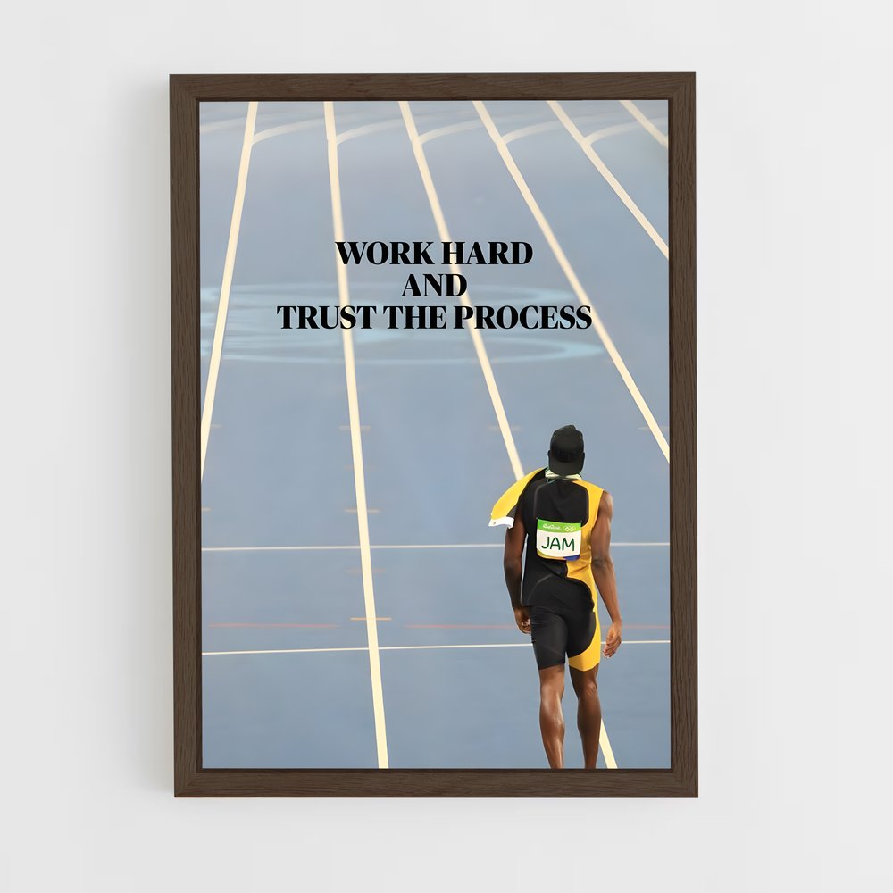 Poster Usain de bolt – affiche Athlétisme (vue 5)